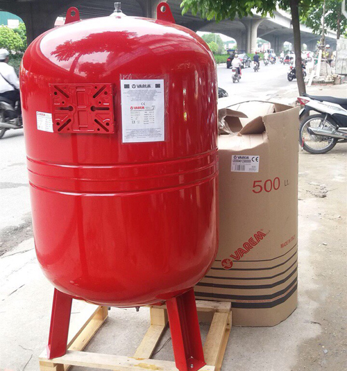 Bình áp lực 500L, 10 bar, Varem- Italy US300461