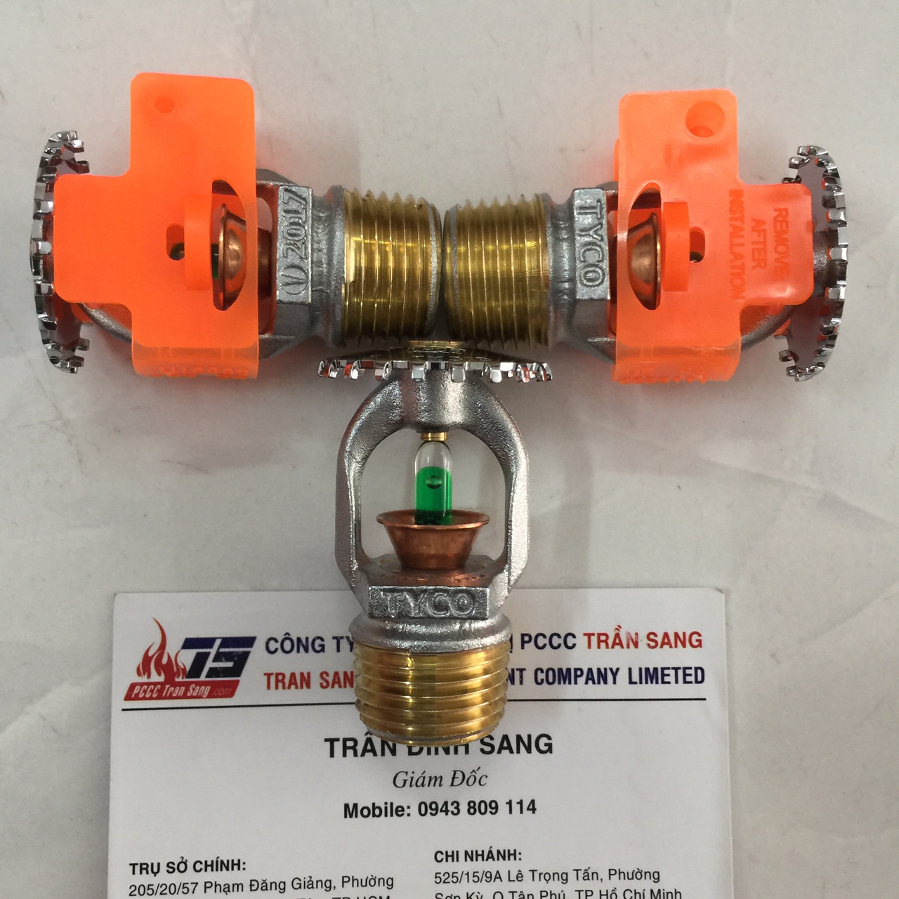 Đầu phun chữa cháy lên DN15, K=5.6, 93 độ - Tyco/UK